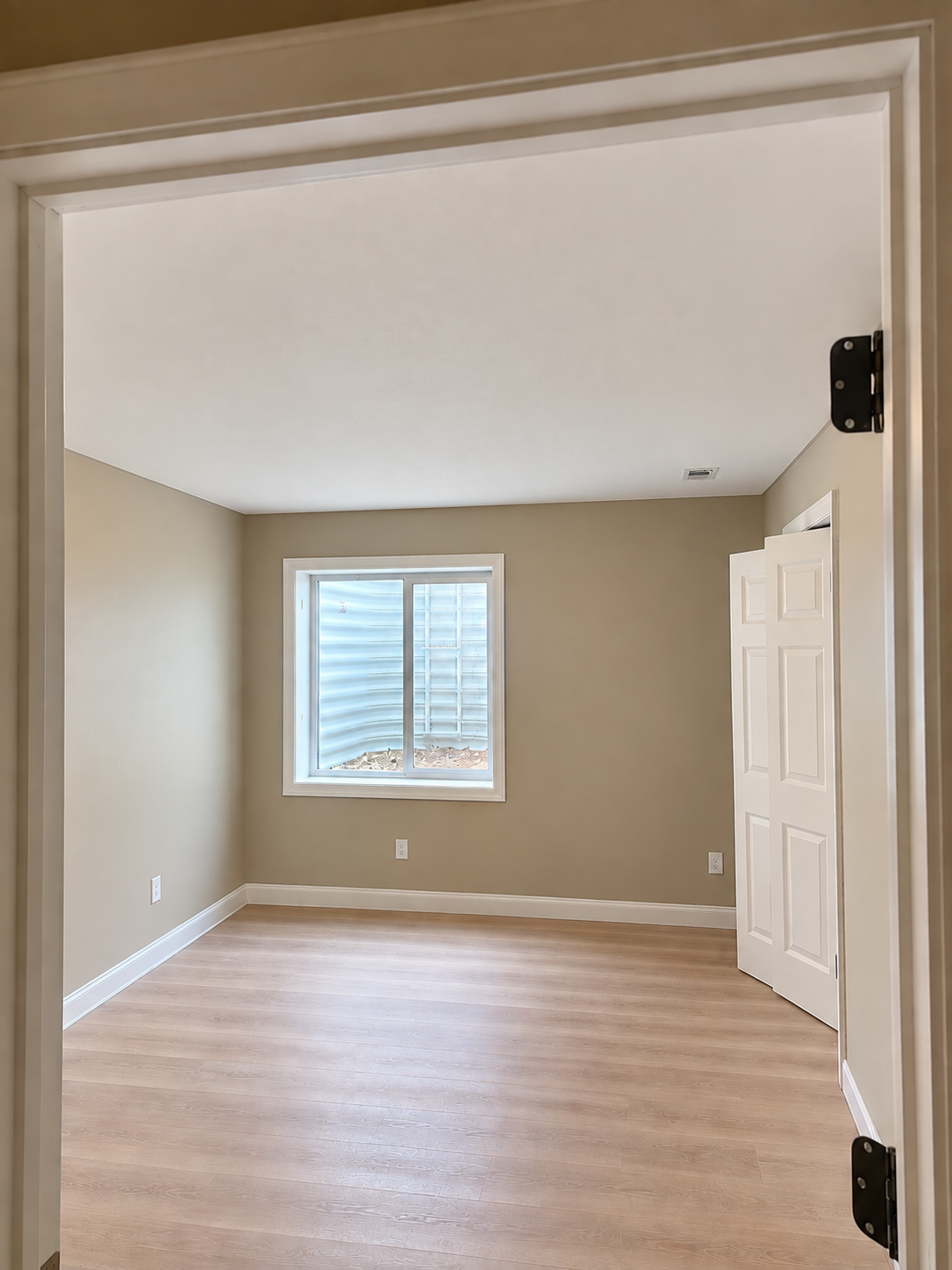 Room before a lighting installation.